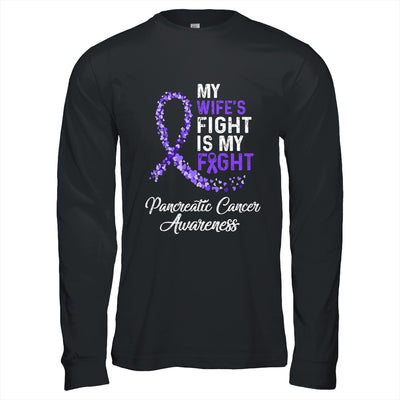 My Wifes Fight Is My Fight Pancreatic Cancer Awareness T-Shirt & Hoodie | Teecentury.com