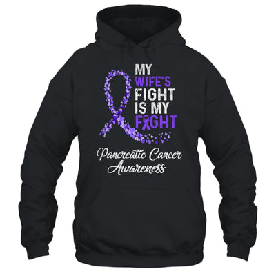 My Wifes Fight Is My Fight Pancreatic Cancer Awareness T-Shirt & Hoodie | Teecentury.com