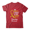 My Wifes Fight Is My Fight Sarcoma Cancer Awareness T-Shirt & Hoodie | Teecentury.com