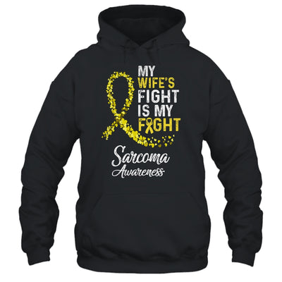 My Wifes Fight Is My Fight Sarcoma Cancer Awareness T-Shirt & Hoodie | Teecentury.com