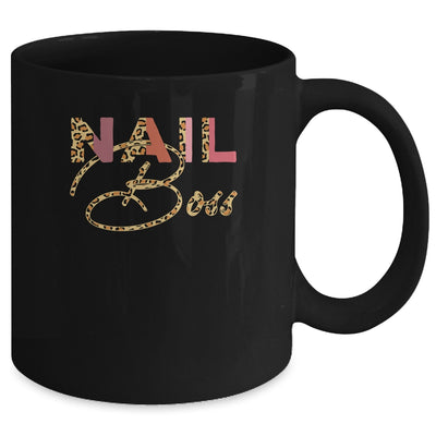 Nail Boss Leopard Nail Teacher Mug Coffee Mug | Teecentury.com