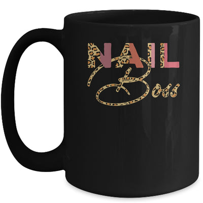 Nail Boss Leopard Nail Teacher Mug Coffee Mug | Teecentury.com