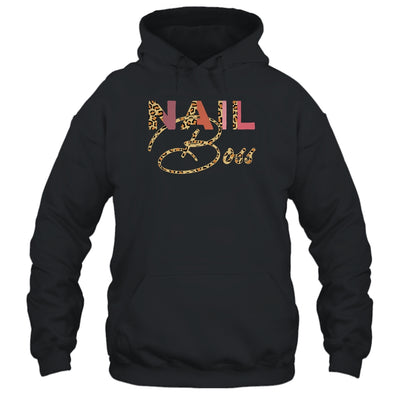 Nail Boss Leopard Nail Teacher T-Shirt & Tank Top | Teecentury.com