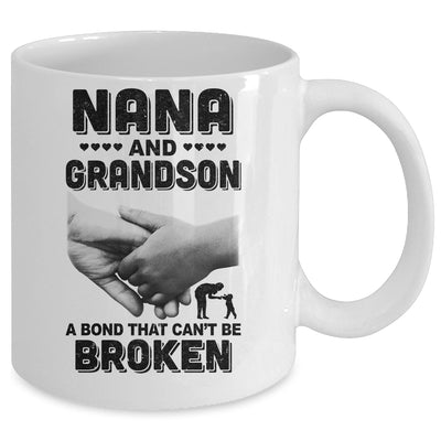 Nana And Grandson A Bond That Can't Be Broken Gift Mug Coffee Mug | Teecentury.com