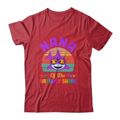 Nana Of The Shark Birthday Grandma Matching Family Shirt & Hoodie | teecentury