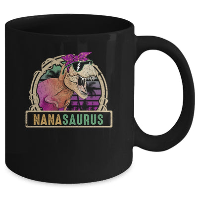 Nana Saurus Nanasaurus T Rex Dinosaur Family Matching Mug Coffee Mug | Teecentury.com