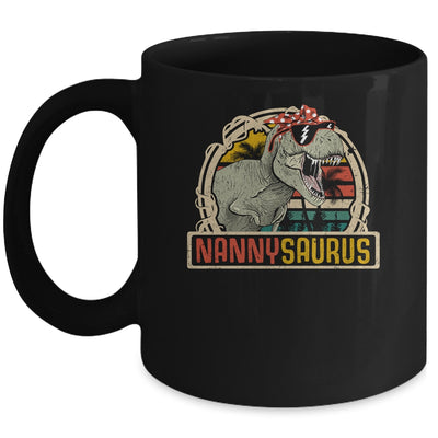 Nannysaurus T Rex Dinosaur Nanny Saurus Family Matching Mug Coffee Mug | Teecentury.com