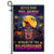 Never Mind The Witch Beware Of The Dachshund Flag Funny Halloween For Dog Lovers Flag | Teecentury.com