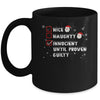 Nice Naughty Innocent Until Proven Guilty Christmas List Mug Coffee Mug | Teecentury.com