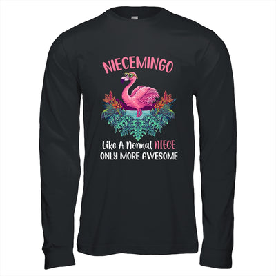 Niecemingo Like An Niece Only Awesome Floral Flamingo Gift T-Shirt & Hoodie | Teecentury.com