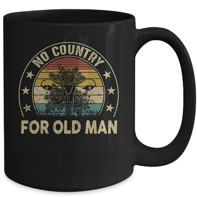 No Country For Old Men Uterus Feminist Women Rights Retro Mug | teecentury