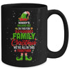 Nobodys Walking Out On This Fun Old Family Christmas Elf Mug Coffee Mug | Teecentury.com