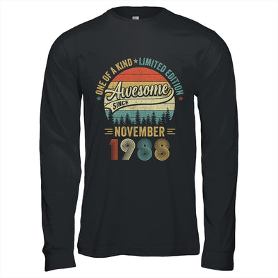 November 1988 Vintage 35 Years Old Retro 35th Birthday Shirt & Hoodie | teecentury