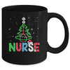 Nurse Christmas Tree Stethoscope RN LPN Nursing Xmas Mug Coffee Mug | Teecentury.com