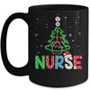 Nurse Christmas Tree Stethoscope RN LPN Nursing Xmas Mug Coffee Mug | Teecentury.com
