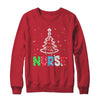 Nurse Christmas Tree Xmas Stethoscope RN LPN Nursing T-Shirt & Sweatshirt | Teecentury.com