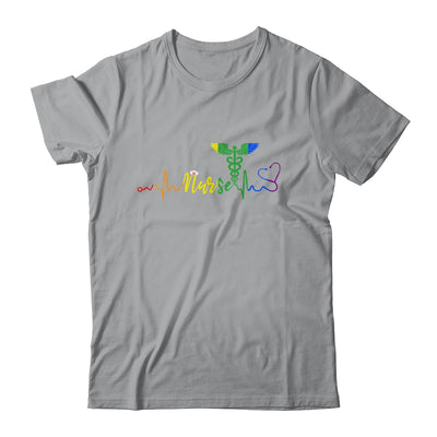 Nurse LGBTQ Gay Pride Rainbow Flag Registered Nursing T-Shirt & Tank Top | Teecentury.com