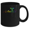 Nurse LGBTQ Gay Pride Rainbow Flag Registered Nursing Mug Coffee Mug | Teecentury.com