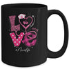 Nurse Life RN LPN CNA Healthcare Cheetah Heart Leopard Funny Mug Coffee Mug | Teecentury.com