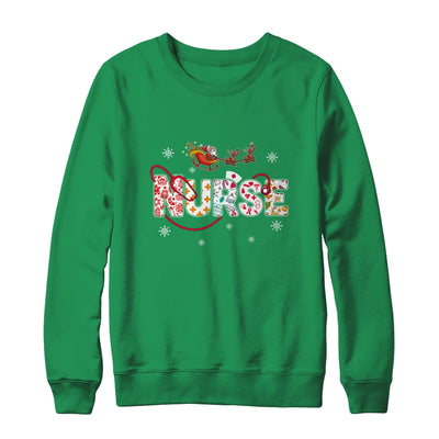 Nurse Stethoscope Christmas Tree Nursing Gift T-Shirt & Sweatshirt | Teecentury.com
