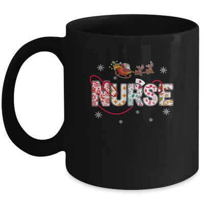 Nurse Stethoscope Christmas Tree Nursing Gift Mug Coffee Mug | Teecentury.com