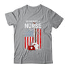 Nurse Usa Flag So God Made A Nursing Leopard T-Shirt & Hoodie | Teecentury.com