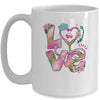 Nurse Valentines Day Heart Stethoscope Cute Love Nursing Mug | teecentury