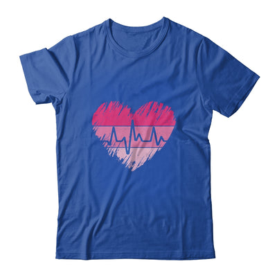 Nurse Valentines Day Heart Stethoscope Love Nursing Shirt & Tank Top Shirt & Tank Top | teecentury