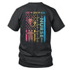 Nurse Week Nursing Nurse Heart Flag American Live Love Heal Shirt & Hoodie | teecentury