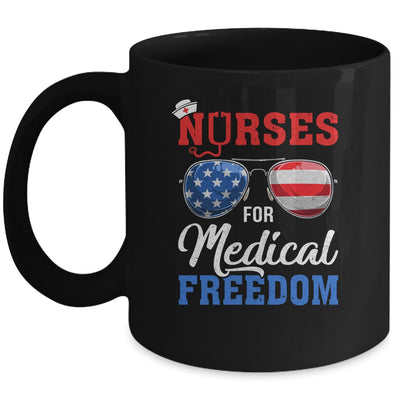 Nurses For Medical Freedom American Flag Mug Coffee Mug | Teecentury.com