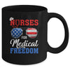 Nurses For Medical Freedom American Flag Mug Coffee Mug | Teecentury.com