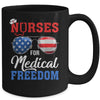 Nurses For Medical Freedom American Flag Mug Coffee Mug | Teecentury.com