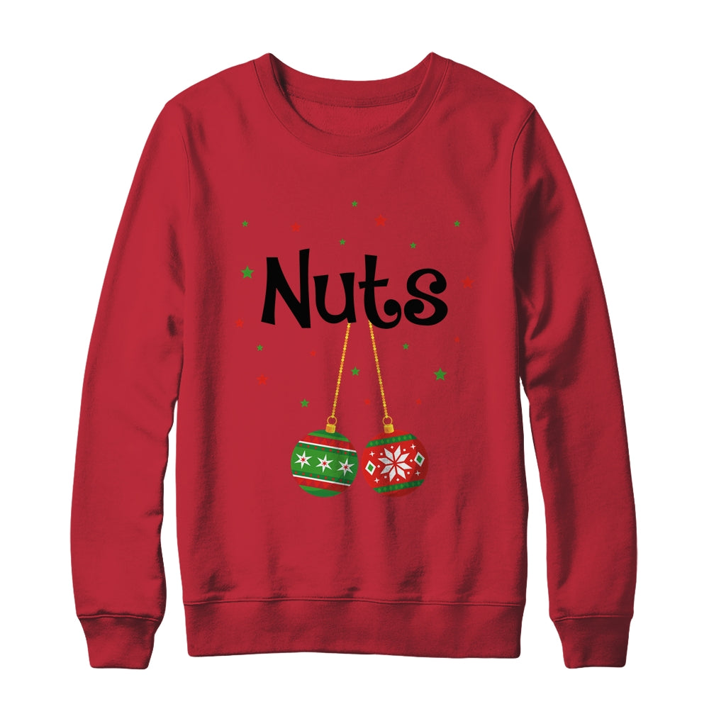 Nuts Chestnuts Couple Costume Christmas Ornament Shirt