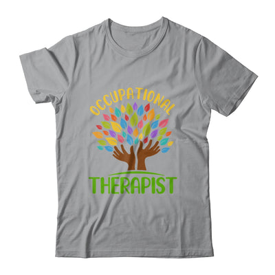 Occupational Therapist Special Needs Rainbow Tree T-Shirt & Tank Top | Teecentury.com