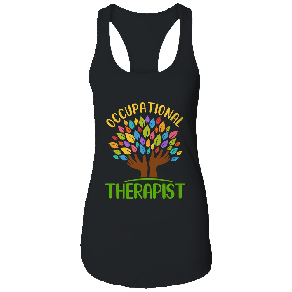 Occupational Therapist Special Needs Rainbow Tree T-Shirt & Tank Top | Teecentury.com