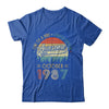 October 1987 Vintage 35 Years Old Retro 35th Birthday T-Shirt & Hoodie | Teecentury.com