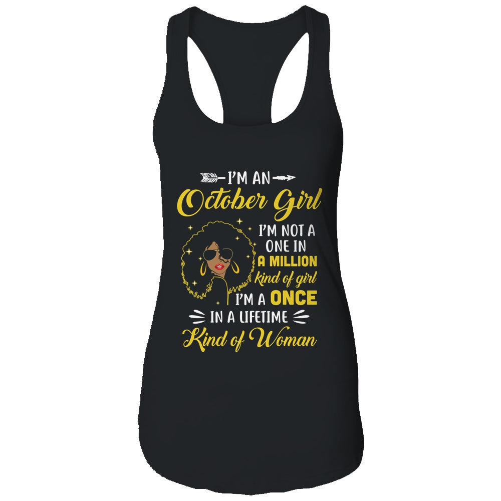 October Birthday Gifts I'm A Queen Black Women Girl T-Shirt & Tank Top | Teecentury.com