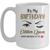 October Birthday Leopard It's My Birthday October Queen Mug Coffee Mug | Teecentury.com