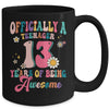 Officially Teenager 13 Years Of Being Awesome 13th Birthday Mug | teecentury