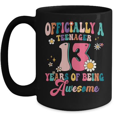Officially Teenager 13 Years Of Being Awesome 13th Birthday Mug | teecentury