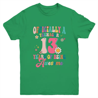 Officially Teenager 13 Years Of Being Awesome 13th Birthday Youth Shirt | teecentury