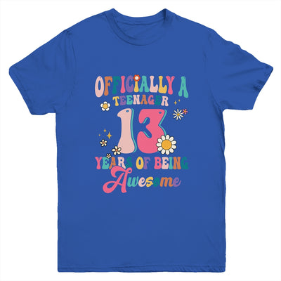 Officially Teenager 13 Years Of Being Awesome 13th Birthday Youth Shirt | teecentury