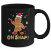 Oh Snap Gingerbread Funny Christmas Xmas Boy Girl Kids Mug | teecentury