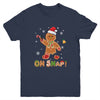 Oh Snap Gingerbread Funny Christmas Xmas Boy Girl Kids Youth Shirt | teecentury