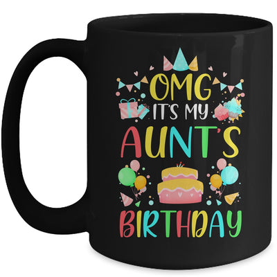 Omg It's My Aunt's Birthday Party Family Mug Coffee Mug | Teecentury.com