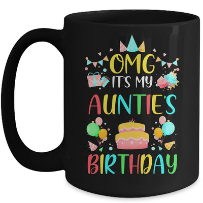 Omg It's My Auntie's Birthday Party Family Mug Coffee Mug | Teecentury.com