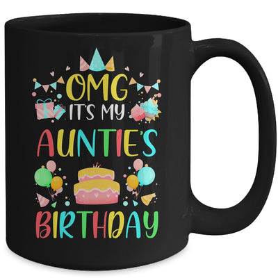 Omg It's My Auntie's Birthday Party Family Mug Coffee Mug | Teecentury.com