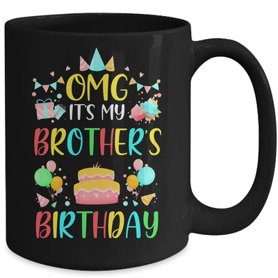 Omg It's My Brother's Birthday Party Family Mug Coffee Mug | Teecentury.com
