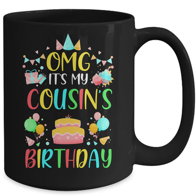 Omg It's My Cousin's Birthday Party Family Mug Coffee Mug | Teecentury.com