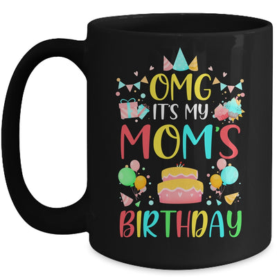 Omg It's My Mom's Birthday Party Family Mug Coffee Mug | Teecentury.com